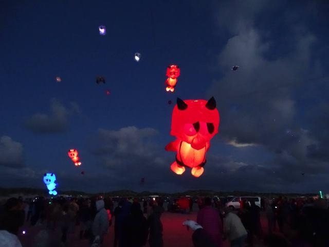 LED inflatable kite