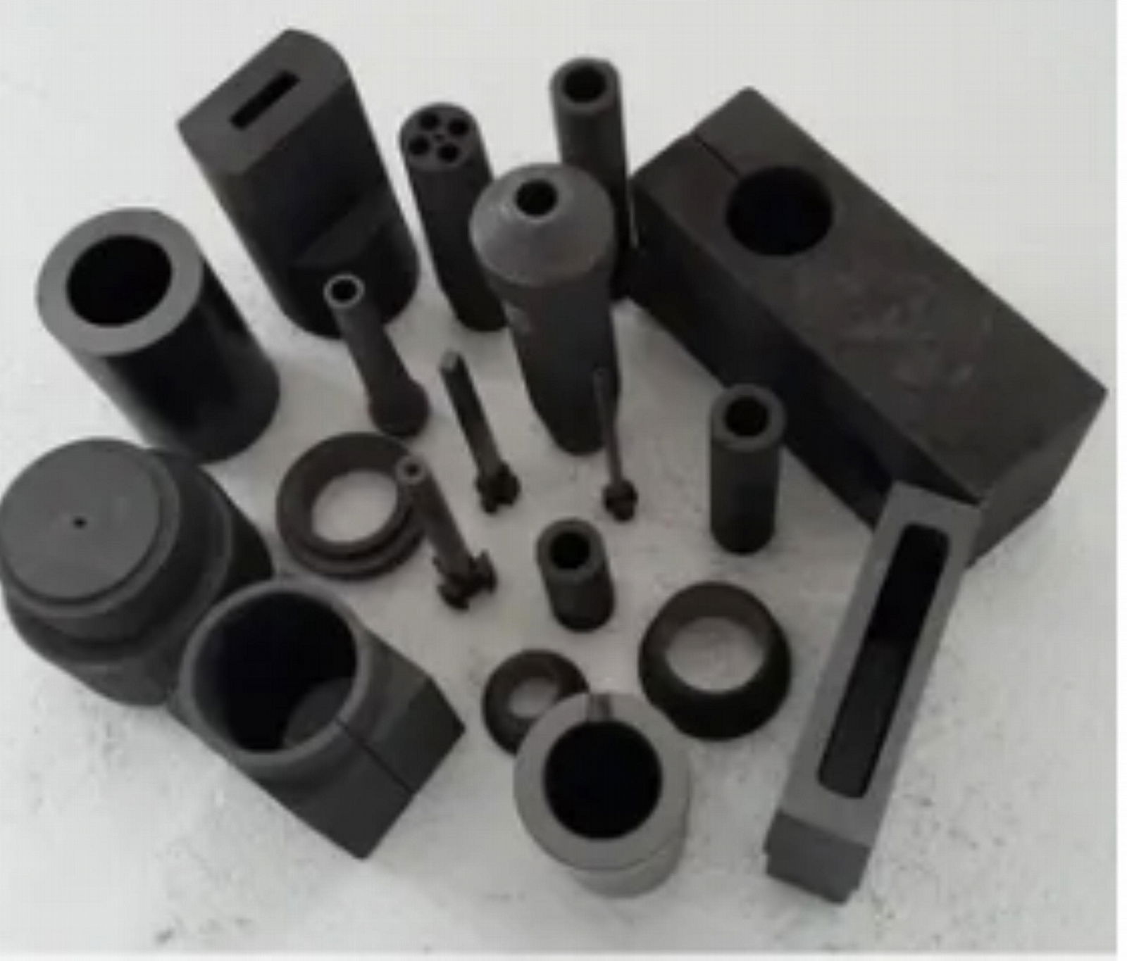 High Purity Vibrated Molded Graphite Block Graphite Retangular Block Rod 5