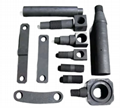 High Purity Vibrated Molded Graphite Block Graphite Retangular Block Rod 4