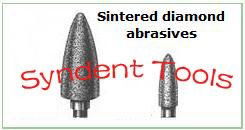 sintered diamond bur for dental use