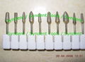 Sintered diamond burs for dental HP carbide instruments