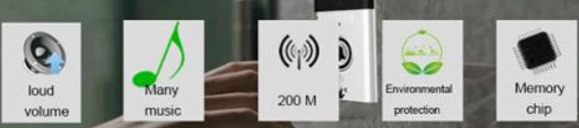 Mini Home Smart Wireless Doorbell With Voice Intercom 300m  Remote Control 2