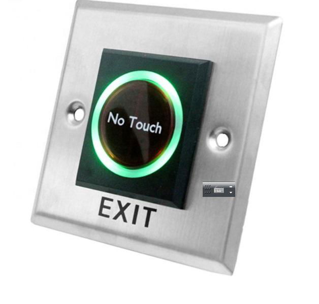 Infrared no touch exit button door switch release button 4