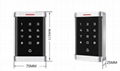 Intelligent 2000 Users 125KHz Standalone Rfid Metal Touch Keypad Door Acce