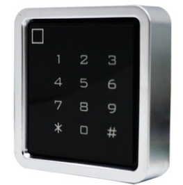 metal touch keypad waterproof anti alarm wifi access control 3