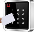 metal touch keypad waterproof anti alarm wifi access control