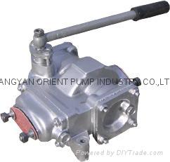 Semi rotary hand oil pump