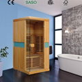 newest Far Infrared Sauna Room made of hemlock or cedar 