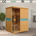 200cm Height Far Infrared Sauna House for 3 Person