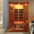 portable infrared sauna made of cedar wood CE ETL