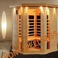 big corner far infrared sauna made in China with CE ETL