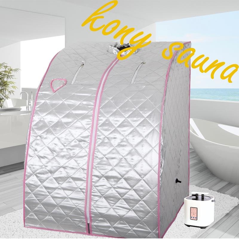 portable steam sauna as hot therapy wet bath