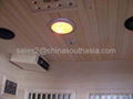 simple design with canada hemlock infrared sauna