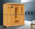 Classic square far infrared cabin sauna