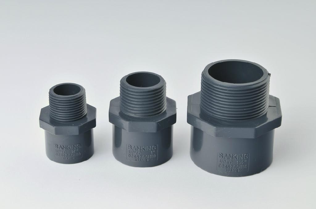 PVC/CPVC DIN PN10/16 MALE ADAPTOR - Taiwan - Manufacturer - UPVC/CPVC