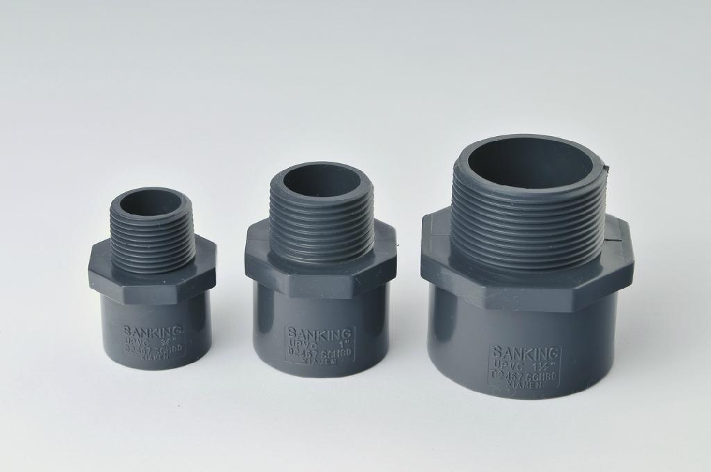 PVC/CPVC DIN PN10/16 MALE ADAPTOR