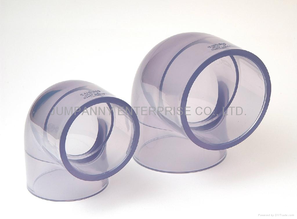 CLEAR PVC 90DEG. ELBOWS CR106 JUMPANNY(1998) (Taiwan Manufacturer