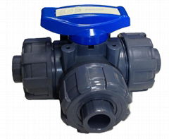 3 WAYS TURE UNION BALL VALVE