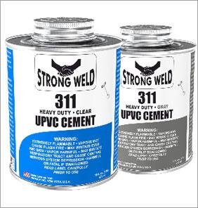 UPVC胶水，PVC黏合剂，胶合剂工业专用灰色