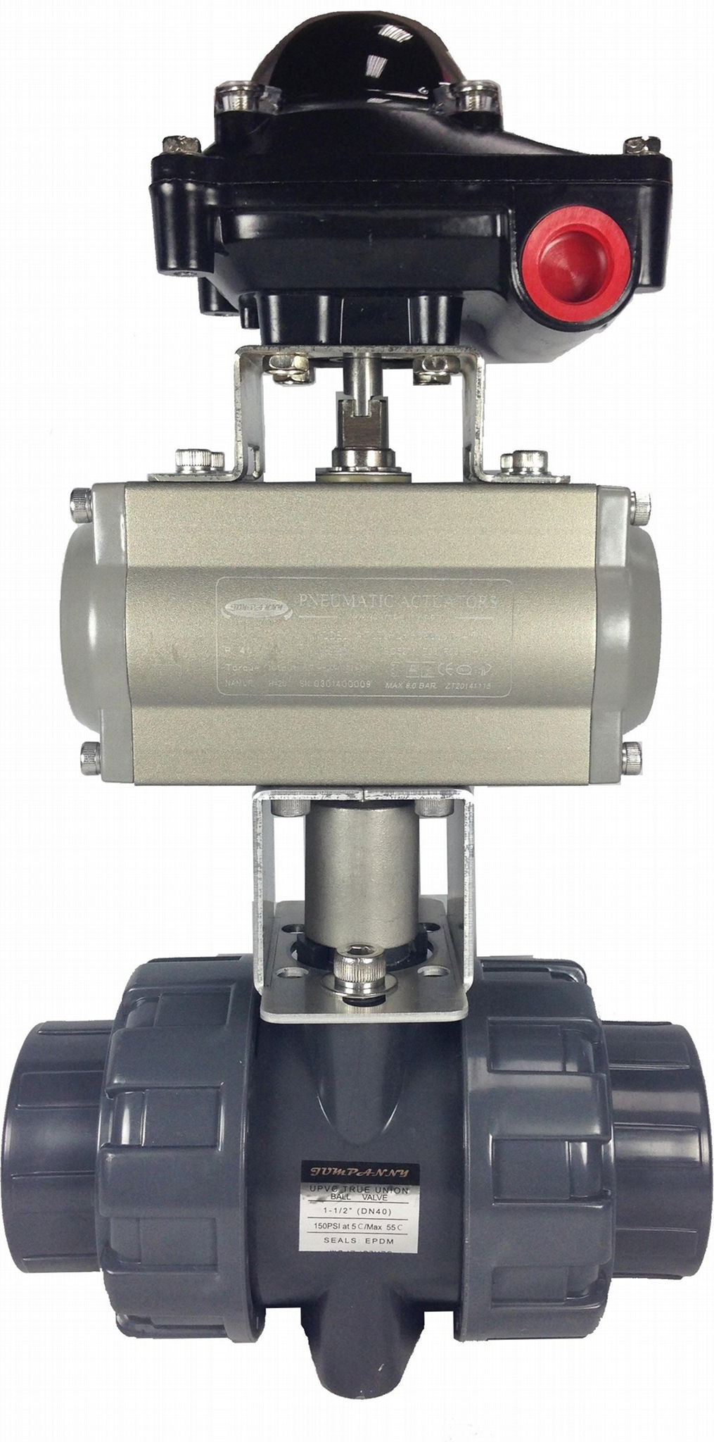 PENUMATIC ACTUATOR TRUE UNION BALL VALVE