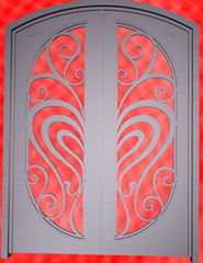 wrought iron doors