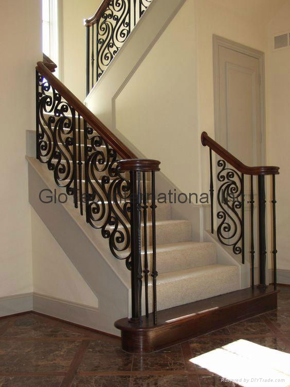 wrought iron stair railings