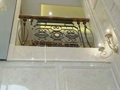 wrought iron guard railings