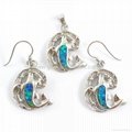 Fashion jewelry set-opal jewelry set