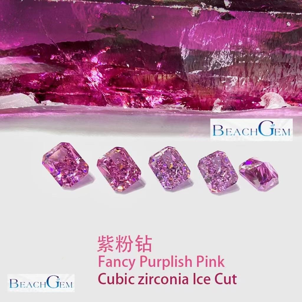 High quality 5A Curshed Ice cut cubic zirconia 4