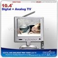 10.4 inch digital TV with super high definition TFT screen 