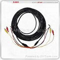Power/Video cable for rear view system