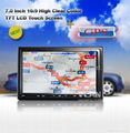 7.0” Touch screen DVD Monitor TV, Radio, GPS , USB, MMC SD Card reader，RDS 