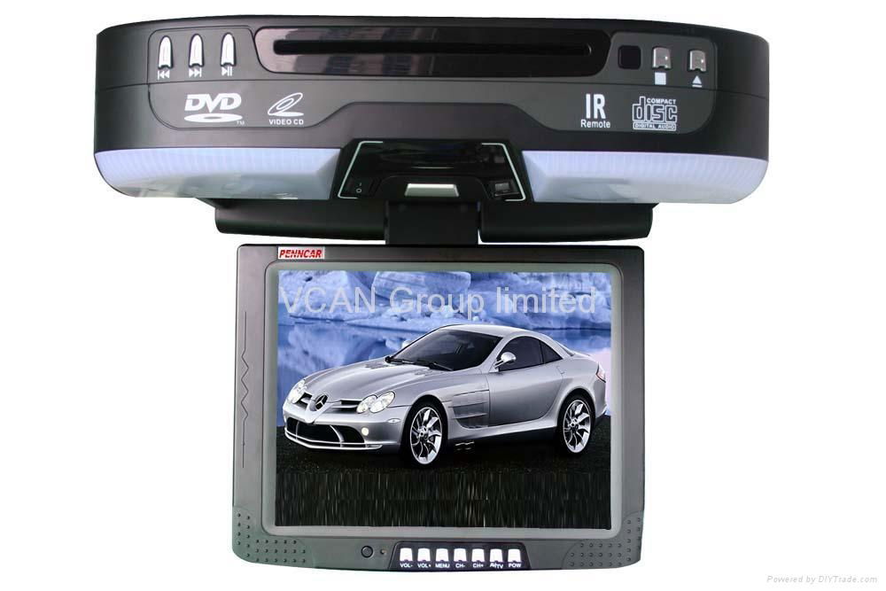 10.4 inch Car Roof Mount monitor with DVD,TV,IR,VGA