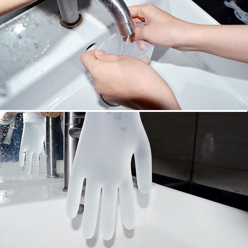 TPE Waterproof Wash Gloves  3