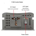 P Series 300w pure sine wave inverter DC12V 24V 48V to AC 110V 220V inverter 2