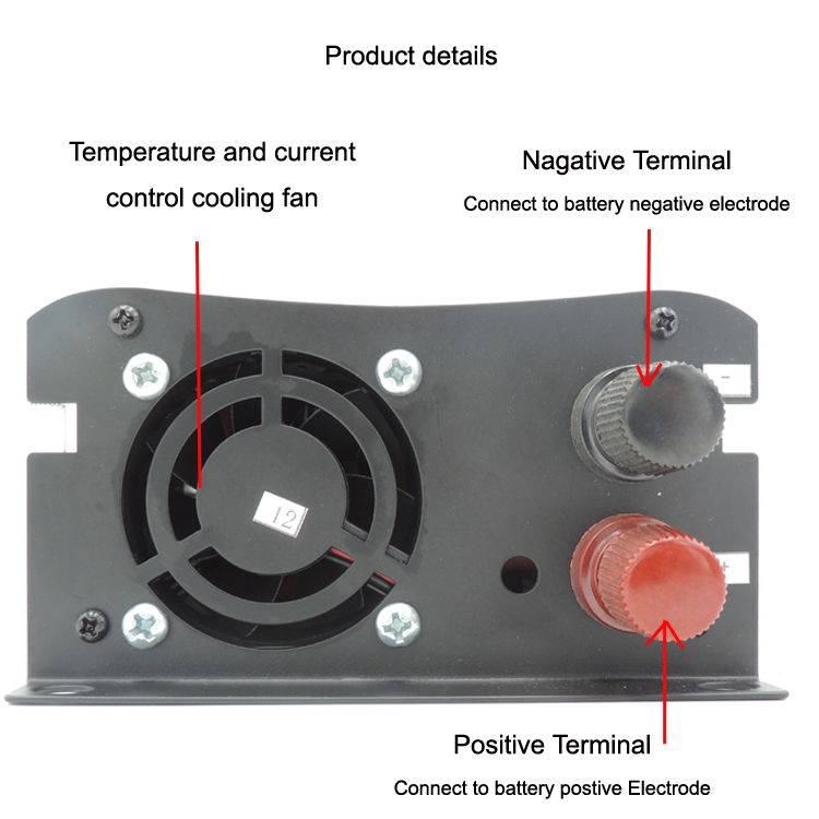 P Series 300w pure sine wave inverter DC12V 24V 48V to AC 110V 220V inverter 3