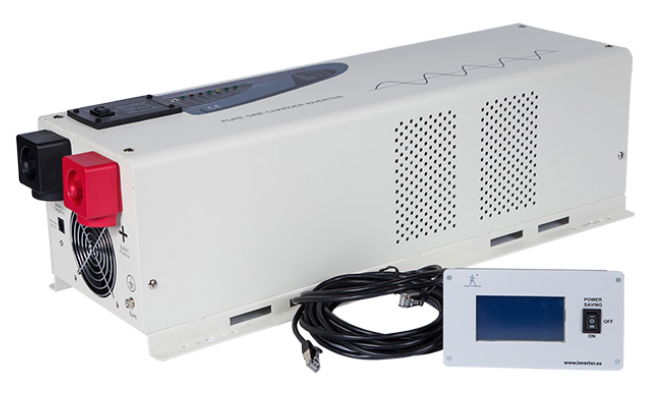 PS-6000 off-grid tie 6000 watt pure sine power inverter charger 24 volt dc 230  2