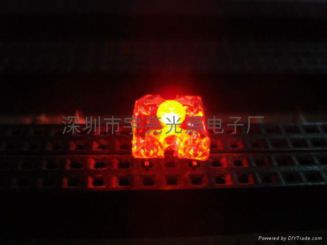 3MM红色食人鱼LED发光二极管