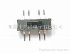 微型拨动开关 MINI SLIDE SWITCH 2P3T SMT