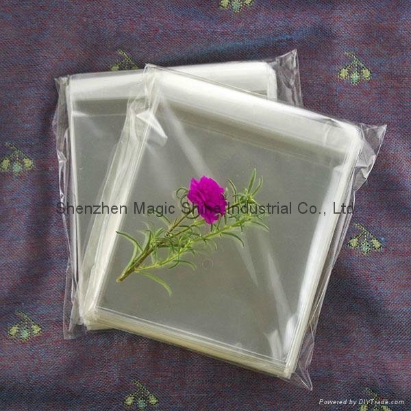 Clear cellophane bag with self seal strip plastic cello bag 4