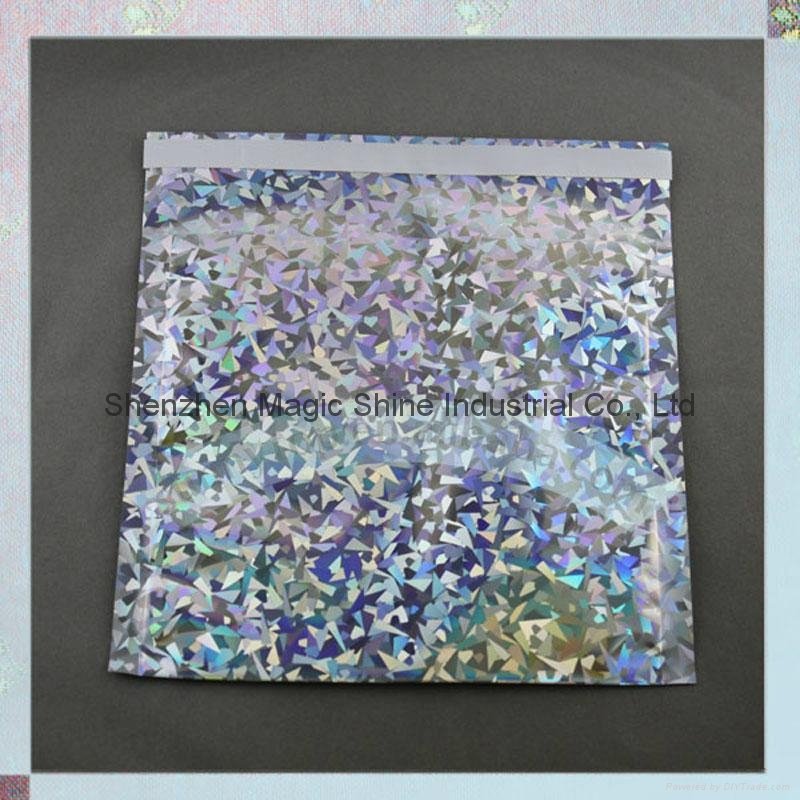 Quality holographic foil poly mailer 9x12.75 inch