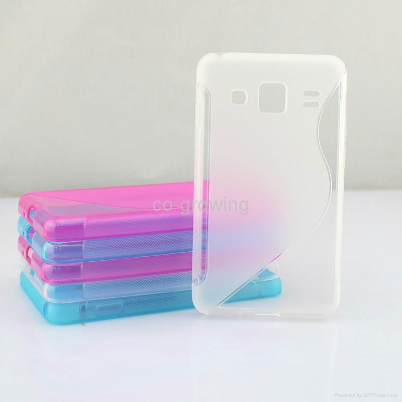 Popular style- S line TPU Gel Protective case cover for Samsung Galaxy S4(I9500)