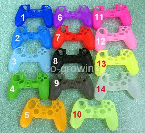 Silicone Sleeve Pouch Silicon Protective case Skin Cover for Playstation 4 PS4 2