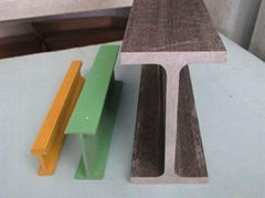 Pultruded I beam and pultrusion H