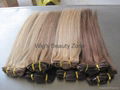 Silky straight human hair weaving