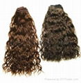 Remy wavy Hair wefts 1