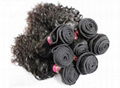 Brazilian Virgin Remy Hair Curly Wefts 18" 10