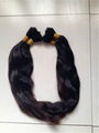 2015 Hot Sale Single Drawn Remy Hair Bulk 20" 2