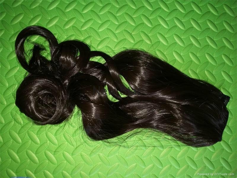 New Style clip on synthetic hair extension 2