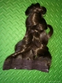 New Style clip on synthetic hair extension 7